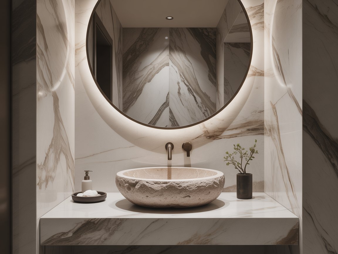 Traverten Havuz ve Peyzaj Projesi