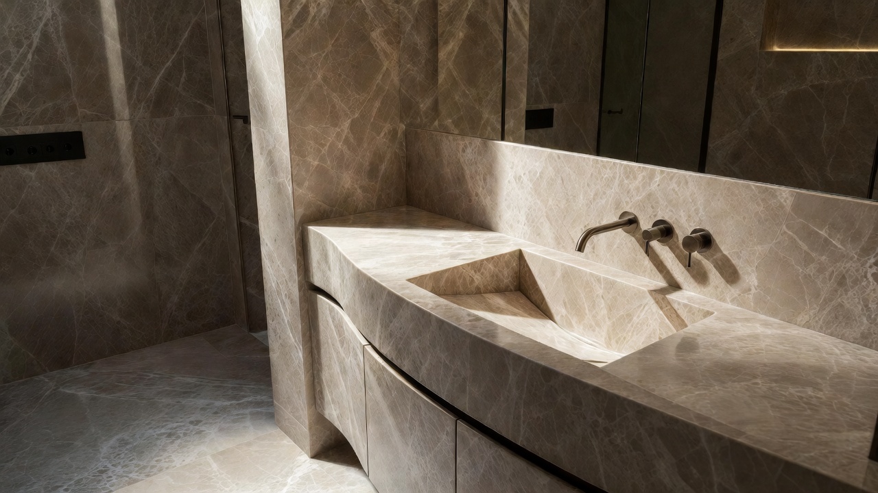 Afyon Beyazı Villa Mutfak Tezgahı